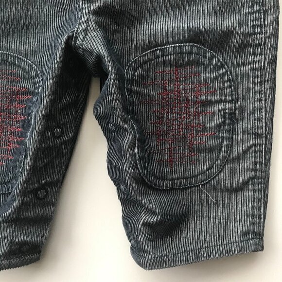 FREE w PURCHASE LAPIERRE COLLECTION boys girls skater toddler overalls 12-18 mo - Picture 6 of 7